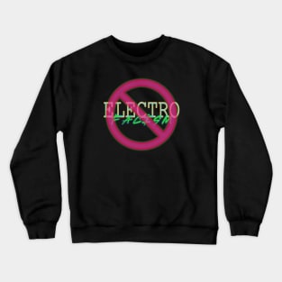 Cyberpunk Anti Electro Facism Illustration Crewneck Sweatshirt